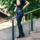 Жіночі завужені тактичні джинси 5.11 Tactical women's DEFENDER-FLEX SLIM PANTS 64415 2 Long, Code Red - зображення 8