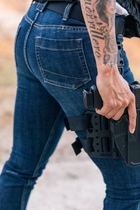 Тактичні жіночі джинси 5.11 Tactical women's Defender-flex Jeans 64427 0 Regular, Indigo - зображення 3