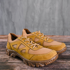 Кросівки чоловічі тактичні літні сітка ЗСУ (ЗСУ) 7103 42 р 27 см коричневі - зображення 1