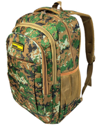 Городской рюкзак в стиле милитари Battlegrounds 30x43x19 см Зелёный 000221731 - изображение 1