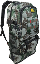 Рюкзак туристичний з можливістю збільшення Battlegrounds 50(64)x35x15 см Хакі 000221678 - зображення 3