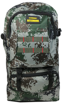 Рюкзак туристичний з можливістю збільшення Battlegrounds 50(64)x35x15 см Хакі 000221678 - зображення 4