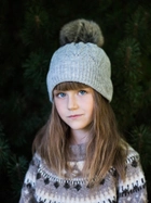 Зимова шапка + шарф Art Of Polo cz21801 One Size Світло-сіра (5902021184170) - зображення 3