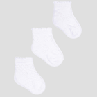 Набір дитячих шкарпеток Yoclub 3 шт SKL-0006G-0100 23-26 Білий (5901560882424) - зображення 1