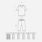 Піжама (футболка + штани) Yoclub PIF-0002G-A110 134-140 Різнокольорова (5903999457310) - зображення 3