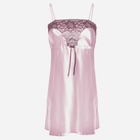Koszula nocna DKaren Slip Flores XL Pink (5901780605452) - obraz 1
