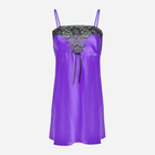 Koszula nocna DKaren Slip Flores 2XL Violet (5901780605568) - obraz 1