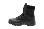 Ботинки мужские демисезонные Mil-Tec Tactical boots black на молнии Германия 46 из полиэстера и воловьей кожи съемная стелька усиленная область пятки - изображение 4