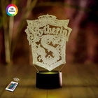 Ночник-светильник 3D "Герб Слизерин" 3DTOYSLAMP 25х15 см 000262390