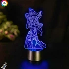 Ночник-светильник 3D GENSHIN IMPACT "Лиза" 3DTOYSLAMP 26х11 см 000261998