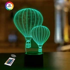 Нічник-світильник 3D "Водушні кулі" 26х16 см 3DTOYSLAMP (2000002621669)