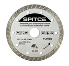 Алмазний диск круг TURBO 115мм Spitce 22-805