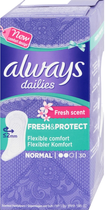 Щоденні прокладки Always Dailies Fresh & Protect Normal 30 шт (4015400743545) - зображення 2