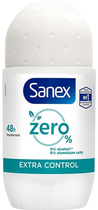 Dezodorant Sanex Zero Extra Control Roll On 50 ml (8718951463554) - obraz 1