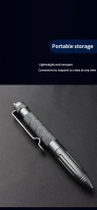 Багатофункціональна тактична ручка Сталевий склобій Witrue TP-001 - зображення 3