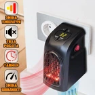 Портативний обігрівач тепловентилятор Handy Heater 400 Вт із таймером Чорний (4445)