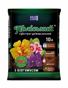 Cубстрат Полесский универсальный с биогумусом 10л