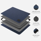 Чохол для ноутбука Uniq Dfender Sleeve 16" Charcoal Black (8886463673225) - зображення 4