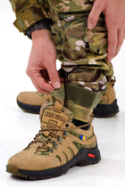 Зимові військові тактичні штани мультикам камуфляж із регульованими наколінниками SPARTAN 62 - зображення 8