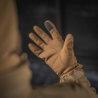 Защитные перчатки с сенсорными нашивками / Рабочие варежки M-Tac Winter Soft Shell койот размер S - изображение 4