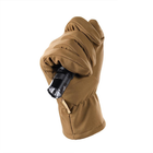 Защитные перчатки с сенсорными нашивками / Рабочие варежки M-Tac Winter Soft Shell койот размер S - изображение 6