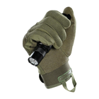 Перчатки с защитными вставками на косточках олива / Перчатки M-TAC Assault Tactical MK.5 размер 2XL - изображение 6