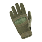 Перчатки с защитными вставками на косточках олива / Перчатки M-TAC Assault Tactical MK.5 размер 2XL - изображение 7