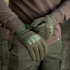 Перчатки с защитными вставками на косточках олива / Перчатки M-TAC Assault Tactical MK.5 размер S - изображение 3