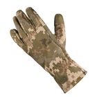 Защитные Перчатки с сенсорными нашивками / Рабочие Перчатки M-Tac Winter Soft Shell пиксель размер S - изображение 2