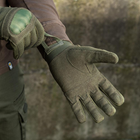 Перчатки с защитными вставками на косточках олива / Перчатки M-TAC Assault Tactical MK.5 размер XL - изображение 4
