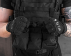 Полнопалые тактические велоперчатки мотоперчатки Eagle Tactical ET-12 Black Размер М - изображение 8