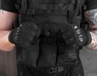 Полнопалые тактические велоперчатки мотоперчатки Eagle Tactical ET-12 Black Размер XL - изображение 8