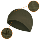 Флисовая зимняя шапка тактическая Camotec Beanie 2.0 Himatec Pro Олива S - изображение 4