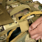 Тактический вместительный рюкзак с влагозащитным чехлом Camotec Foray Multicam - изображение 13