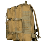 Тактический вместительный рюкзак с влагозащитным чехлом Camotec Foray Койот - изображение 3