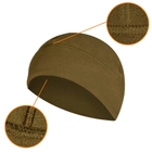 Флисовая зимняя шапка тактическая Camotec Beanie 2.0 Himatec Pro Койот S - изображение 4