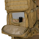 Тактический вместительный рюкзак с влагозащитным чехлом Camotec Foray Койот - изображение 9
