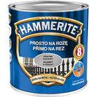 Фарба для металу глянцева Hammerite (Хаммерайт), Сірий, 2.5л