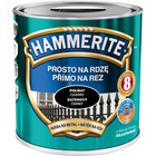 Фарба для металу напівматова Hammerite (Хаммерайт), Чорний, 2.5л