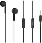 Słuchawki z mikrofonem Qoltec czarne (50833) - obraz 1