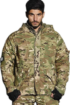 Чоловіча військова зимова тактична вітрозахисна куртка на флісі G8 HAN WILD - Multicam Розмір XL - зображення 3