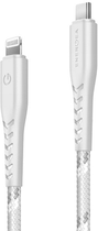 Кабель для зарядки Energea Nyloflex USB-C - Lightning C94 MFI 1.5 м White (6957879423239) - зображення 2