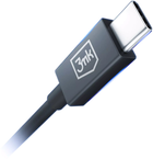 Kabel 3MK Hyper Thunderbolt Cable USB Type-C - USB Type-C 1 m czarny (5903108515139) - obraz 3