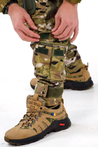 Зимові військові тактичні штани мультикам камуфляж із регульованими наколінниками SPARTAN 54 - зображення 3