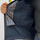 Чоловічий демісезонний Костюм Police Куртка + Штани / Польова форма Softshell синя розмір 2XL - зображення 7