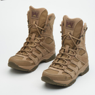 Универсальные кожаные Берцы с Мембраной Winterfrost / Демисезонные Ботинки на гибкой подошве койот размер 47 - изображение 4