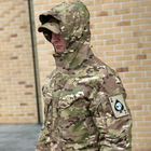 Мужская легкая Куртка М-65 с Капюшоном и Липучками под шевроны рип-стоп мультикам размер XXL - изображение 8