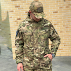 Мужская легкая Куртка М-65 с Капюшоном и Липучками под шевроны рип-стоп мультикам размер L - изображение 2