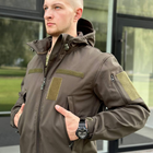 Мужская демисезонная Куртка B&L Softshell с Системой Вентиляции и функциональными Карманами олива размер L - изображение 3