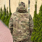 Мужская зимняя Куртка с Липучками под шевроны / Водонепроницаемая Парка мультикам размер L - изображение 4